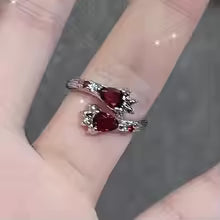 Crimson Cross Void Ring
